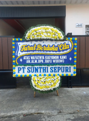 Papan Bunga Duka di Krukut