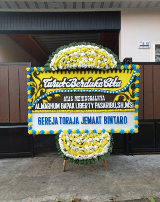 Papan Bunga Duka di Krukut